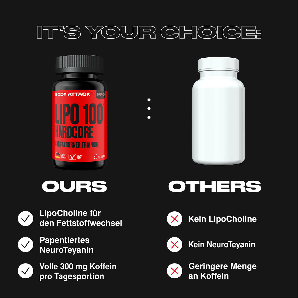 Body Attack Lipo 100 Hardcore
