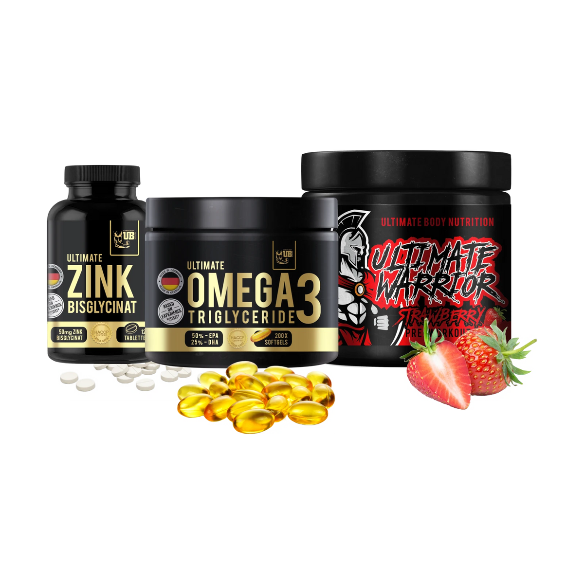 Bundle Ultimate Omega-3, Zink und Warrior – Ansicht 2