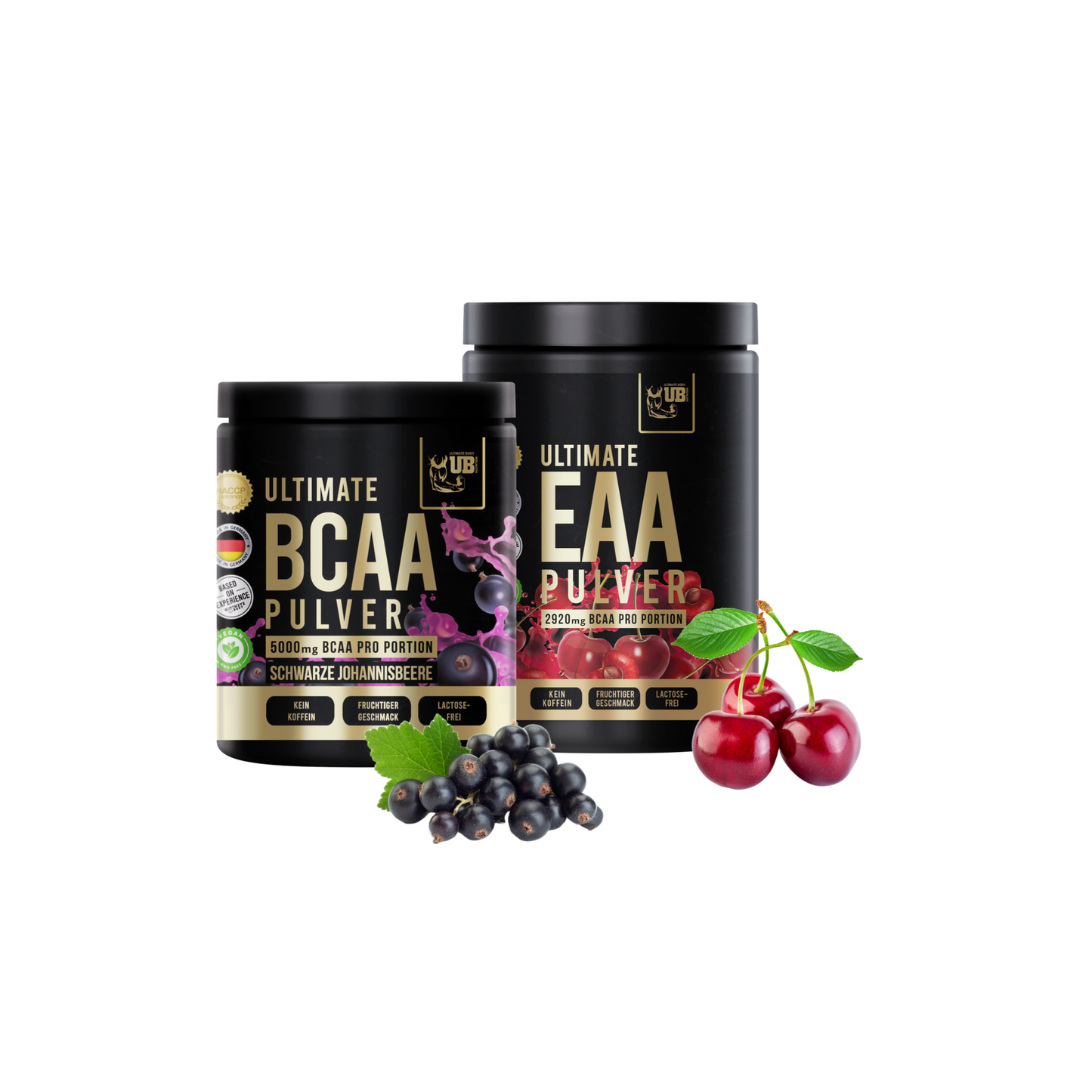 Ultimate BCAA Pulver - Johannisbeere & EAA Kirsch Bundle