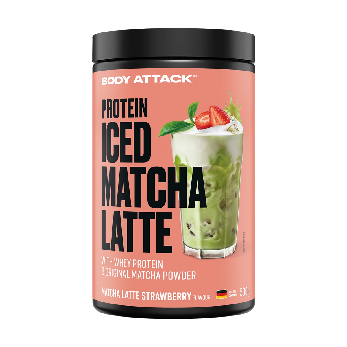 Body Attack Protein Iced Matcha Latte – Strawberry
