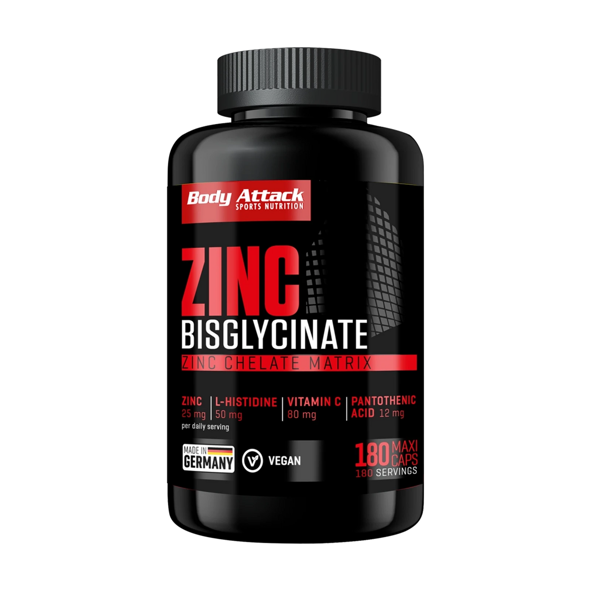 Body Attack Zinc Bisglycinate