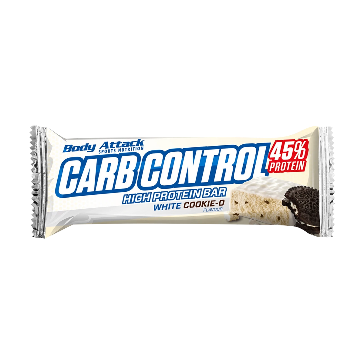 Body Attack Carb Control Proteinriegel – White Cookie O