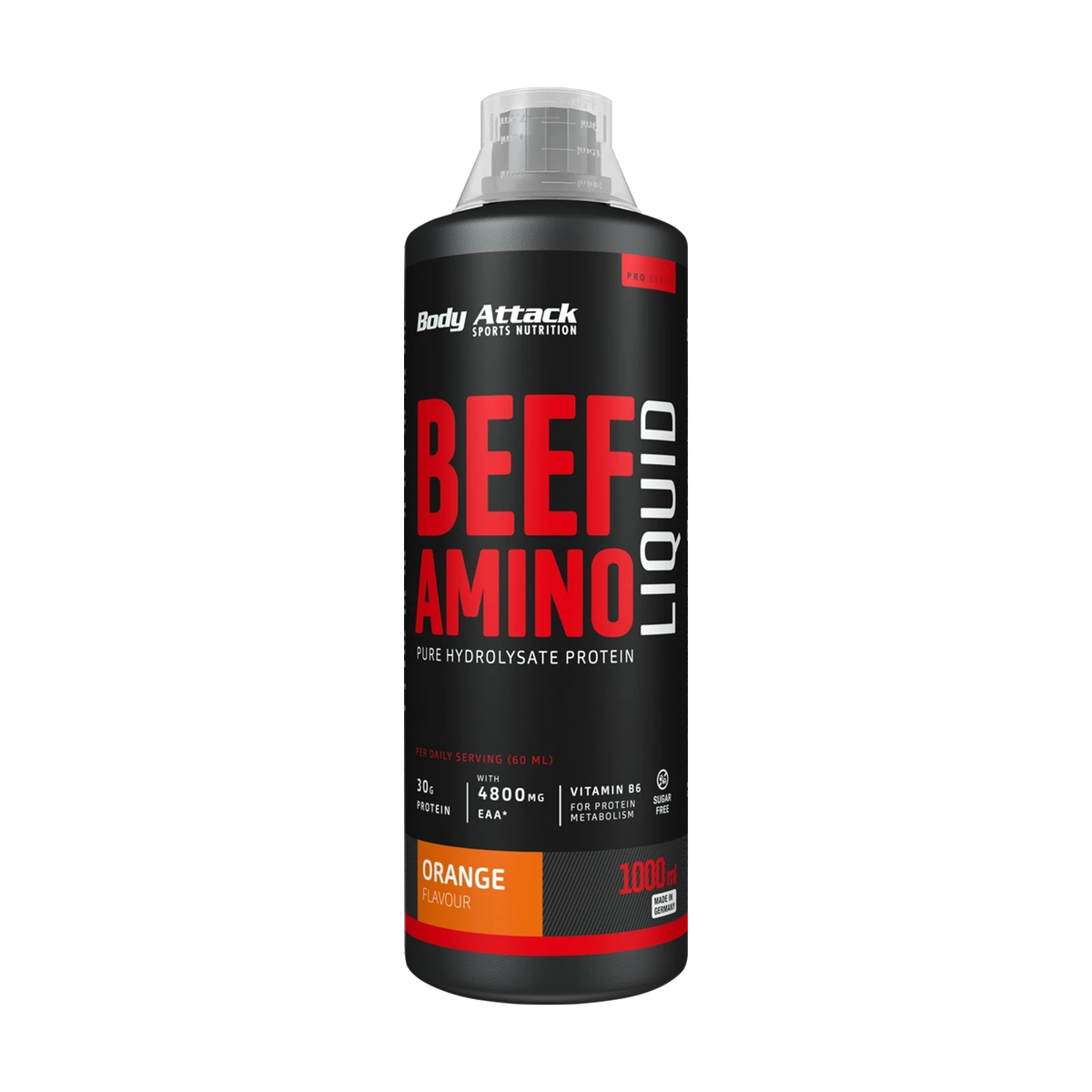 Body Attack Beef Amino Liquid – Orange