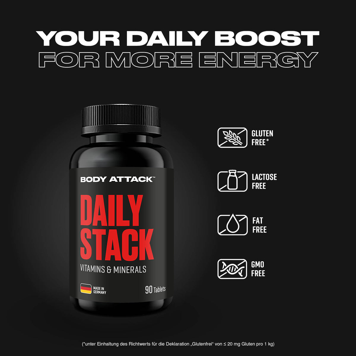 Body Attack Daily Stack Multivitamin
