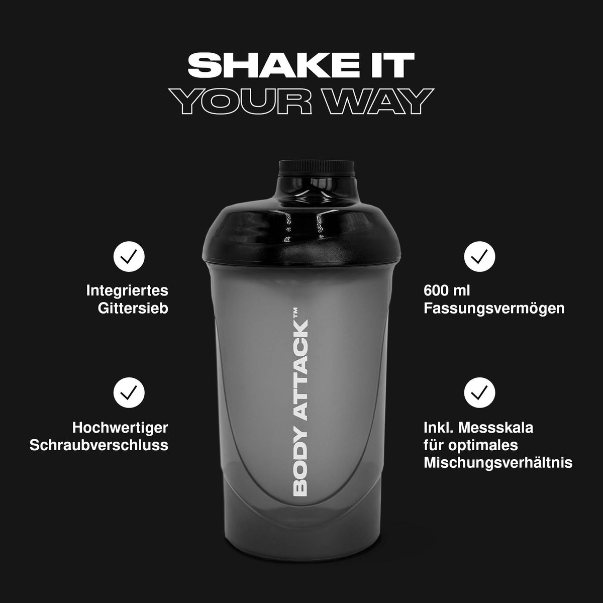 Body Attack Protein Shaker