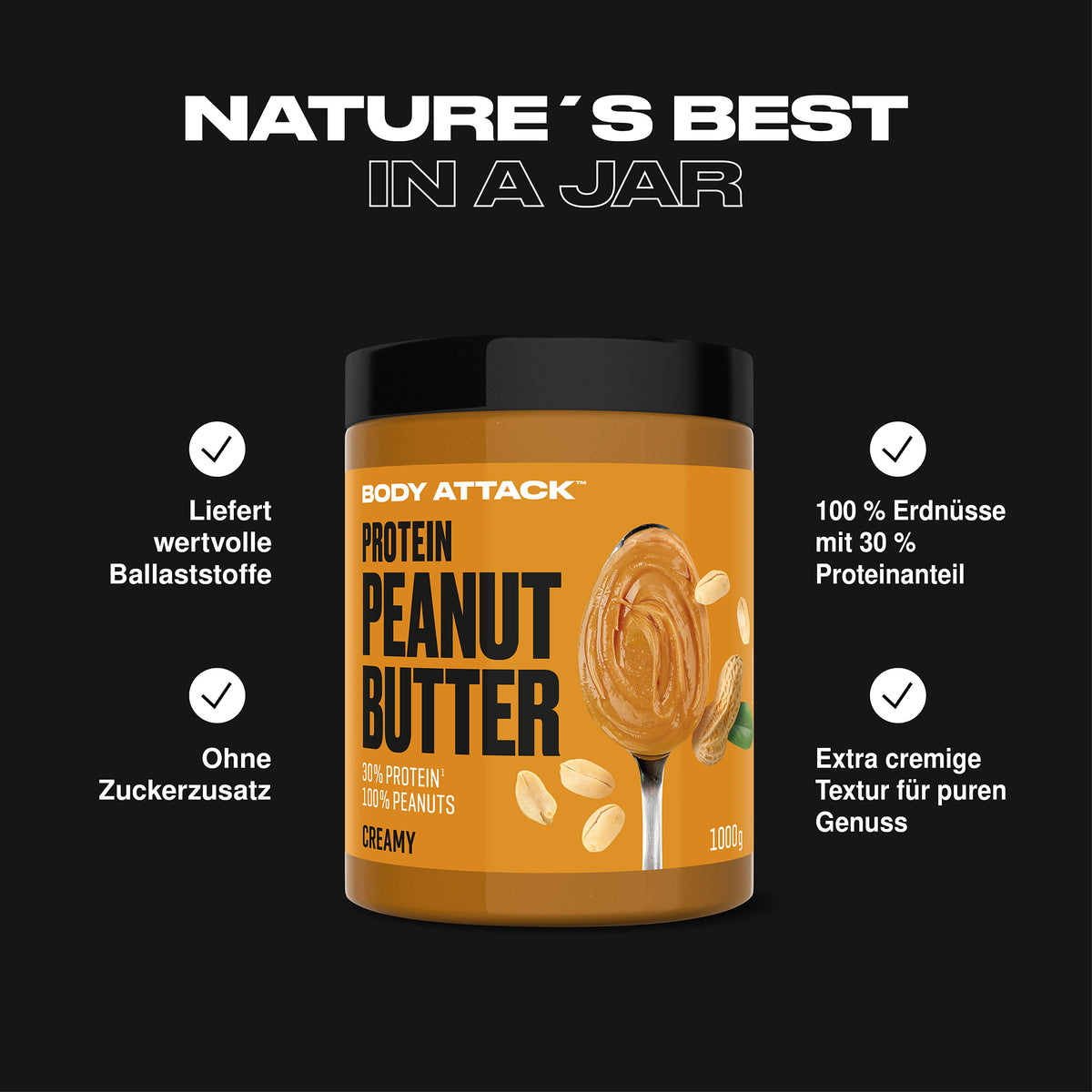 Body Attack Protein Peanut Butter