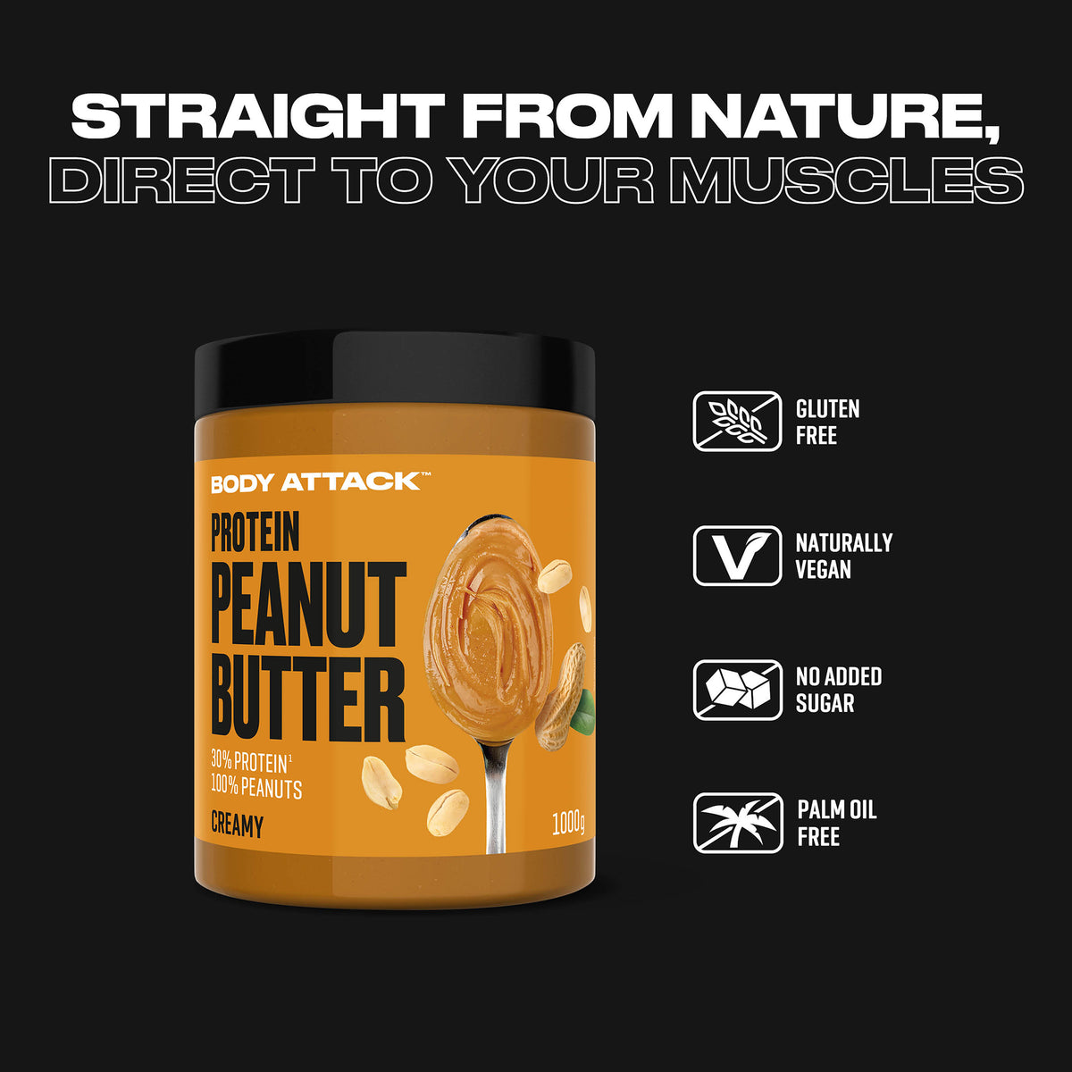 Body Attack Protein Peanut Butter