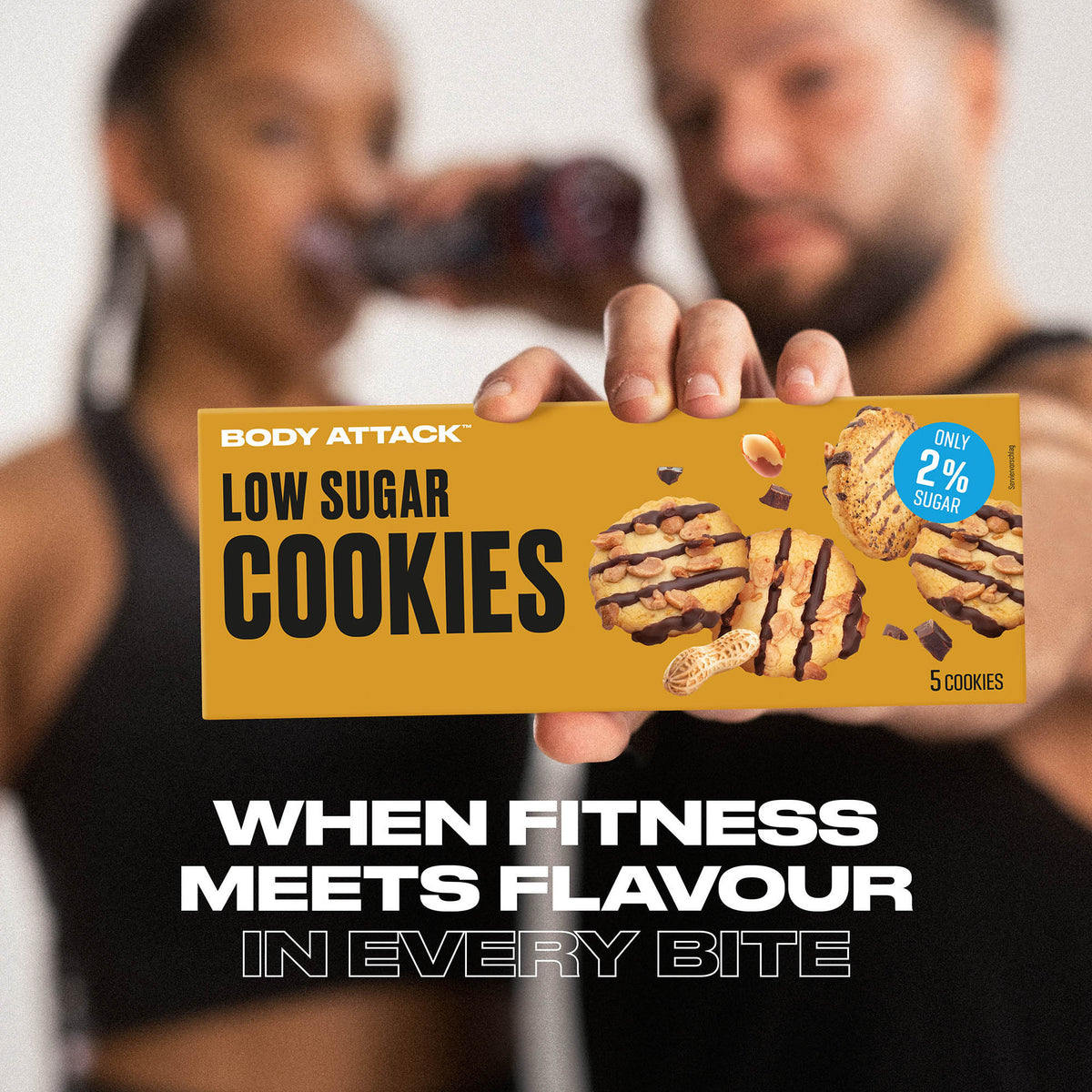 Body Attack Low Sugar Cookies