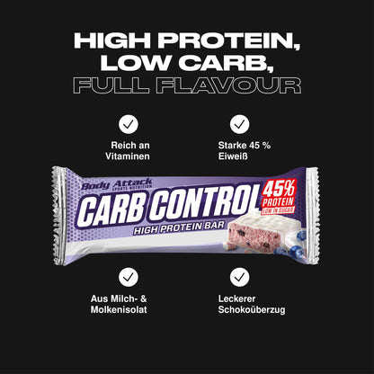 Body Attack Carb Control Proteinriegel
