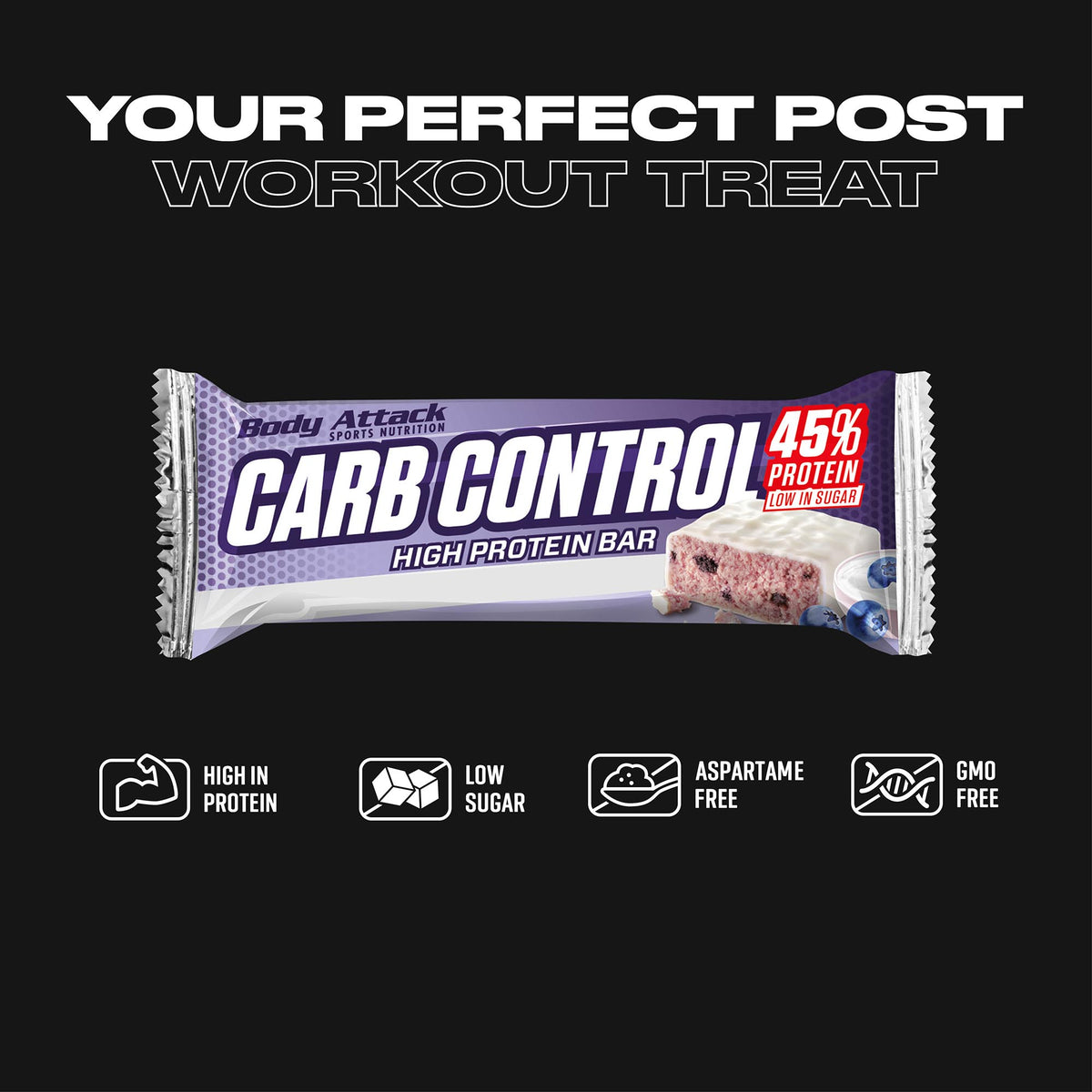 Body Attack Carb Control Proteinriegel