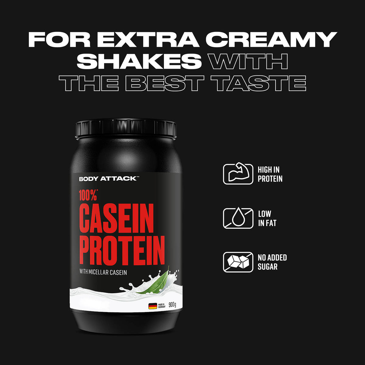 Body Attack 100 % Casein Protein