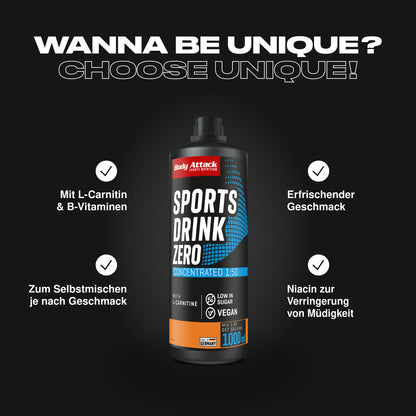 Body Attack Sports Drink Zero