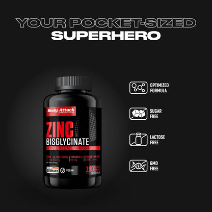 Body Attack Zinc Bisglycinate