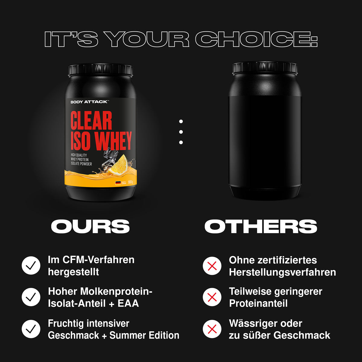 Body Attack Clear Iso Whey