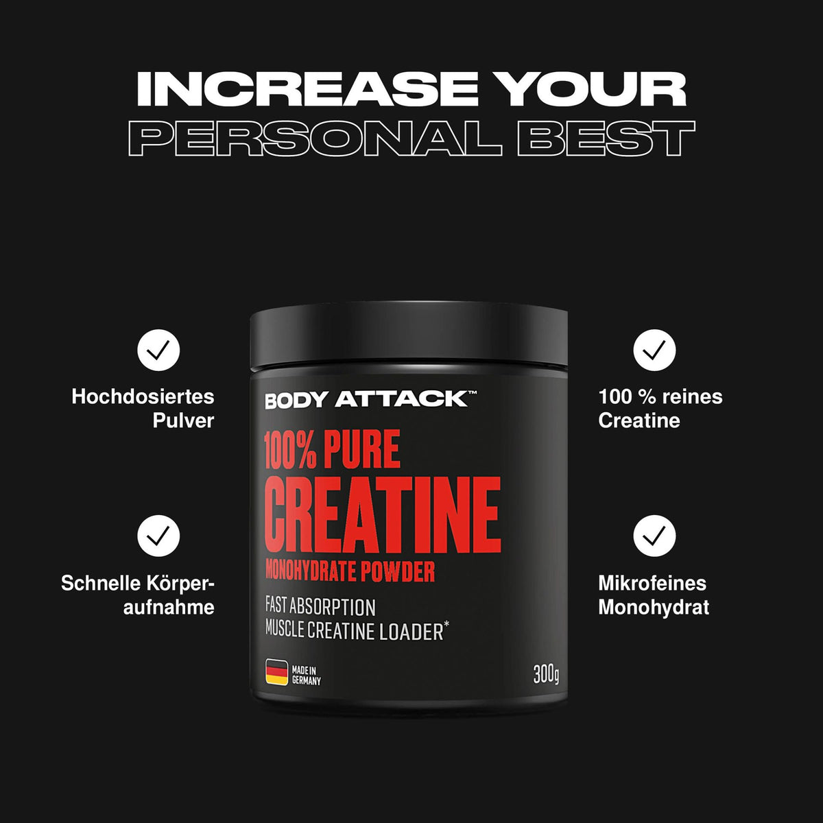 Body Attack 100% Pure Creatine
