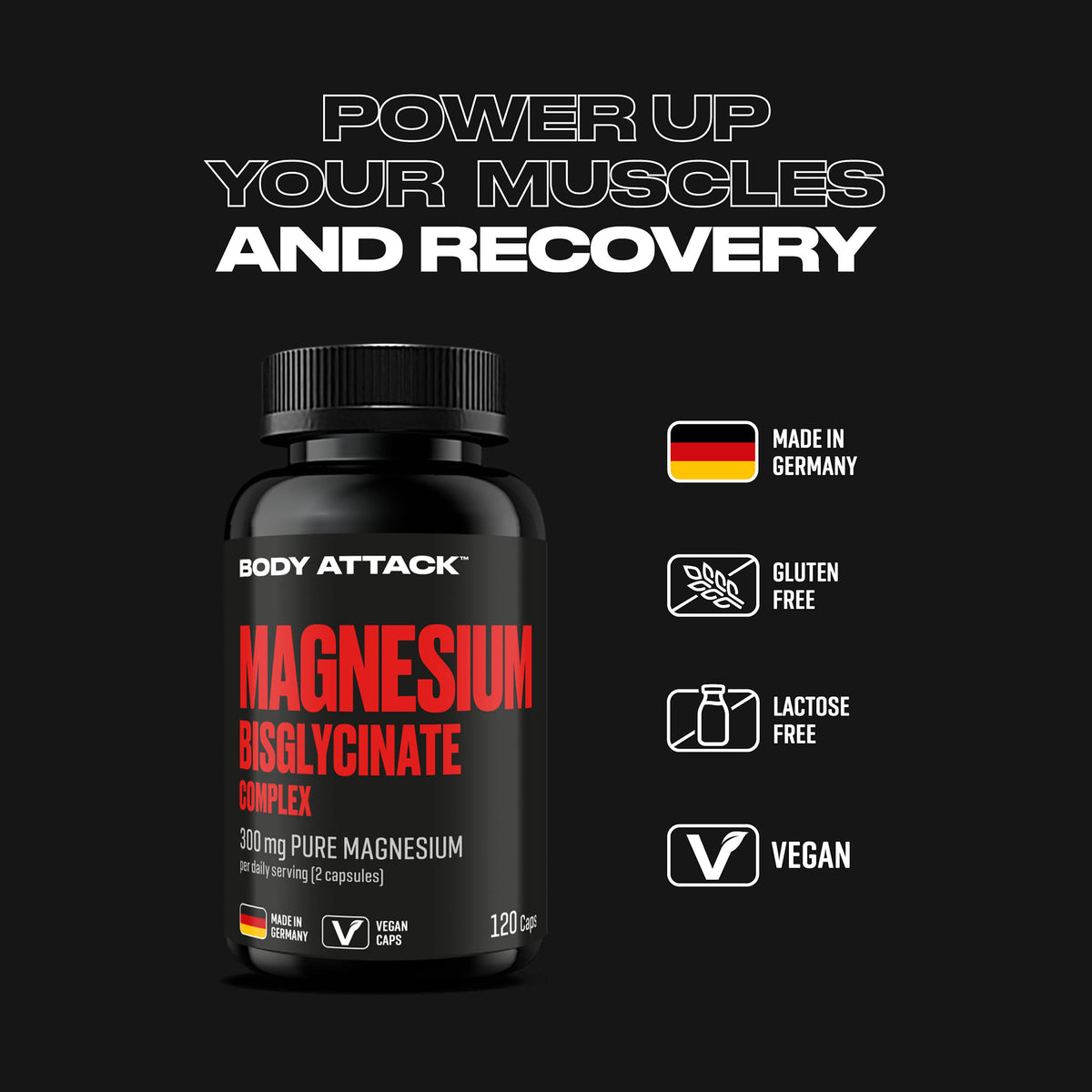Body Attack Magnesium Bisglycinate Complex