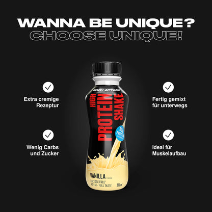 Body Attack High Protein Shake