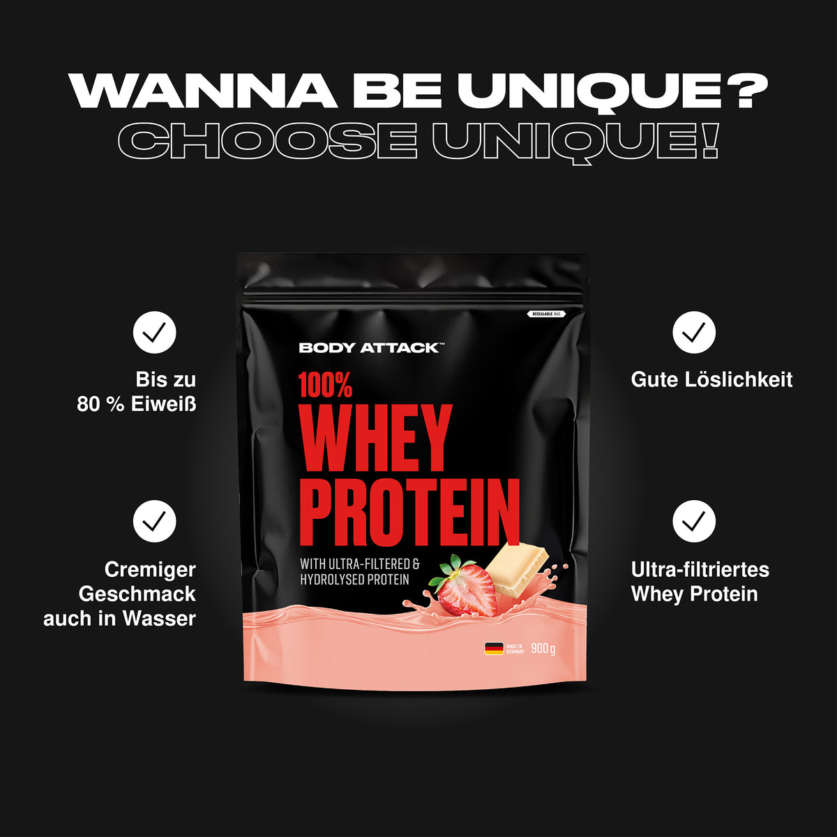 Body Attack 100% Whey Protein Probe