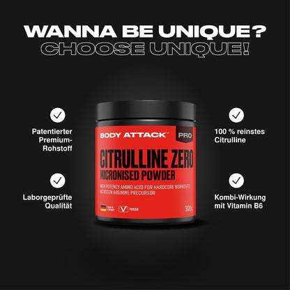 Body Attack 100 % Citrulline Zero