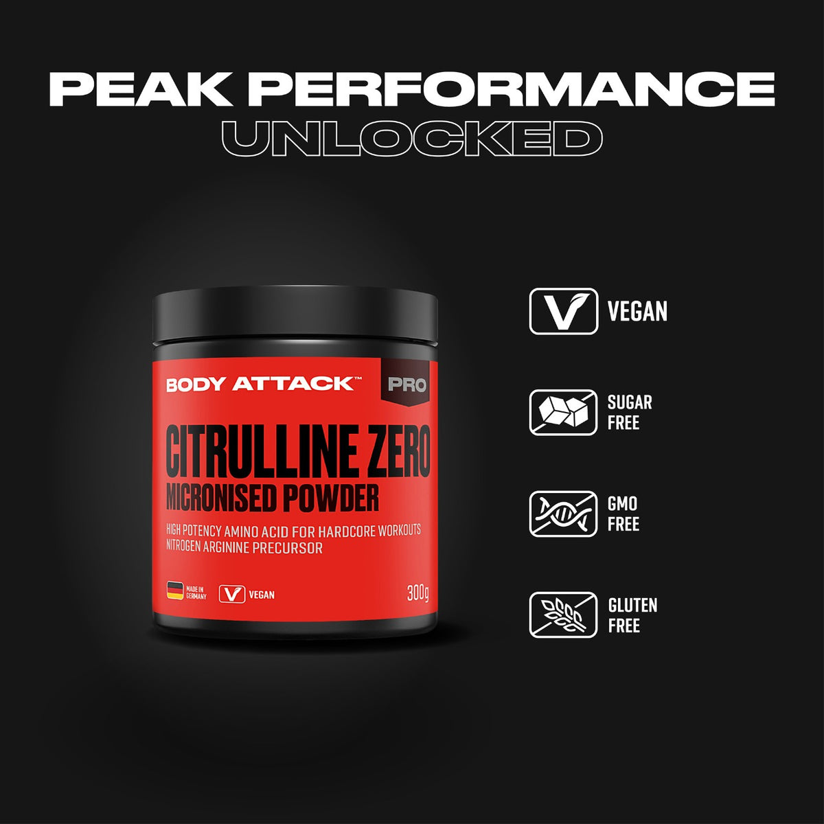 Body Attack 100 % Citrulline Zero