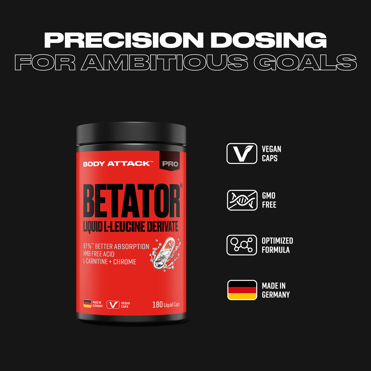 Body Attack Betator® Liquid L-Leucine Derivate