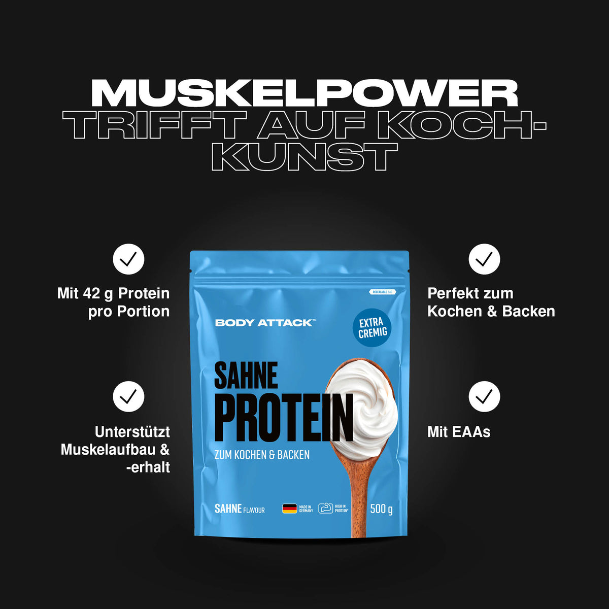 Body Attack Sahne Protein Probe