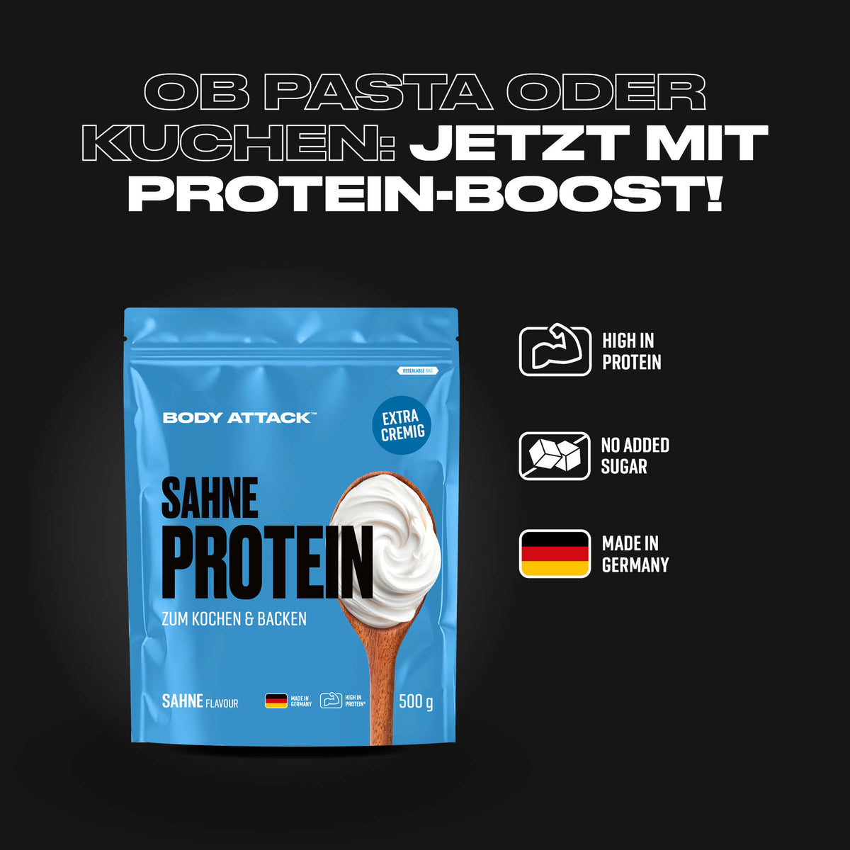 Body Attack Sahne Protein Probe