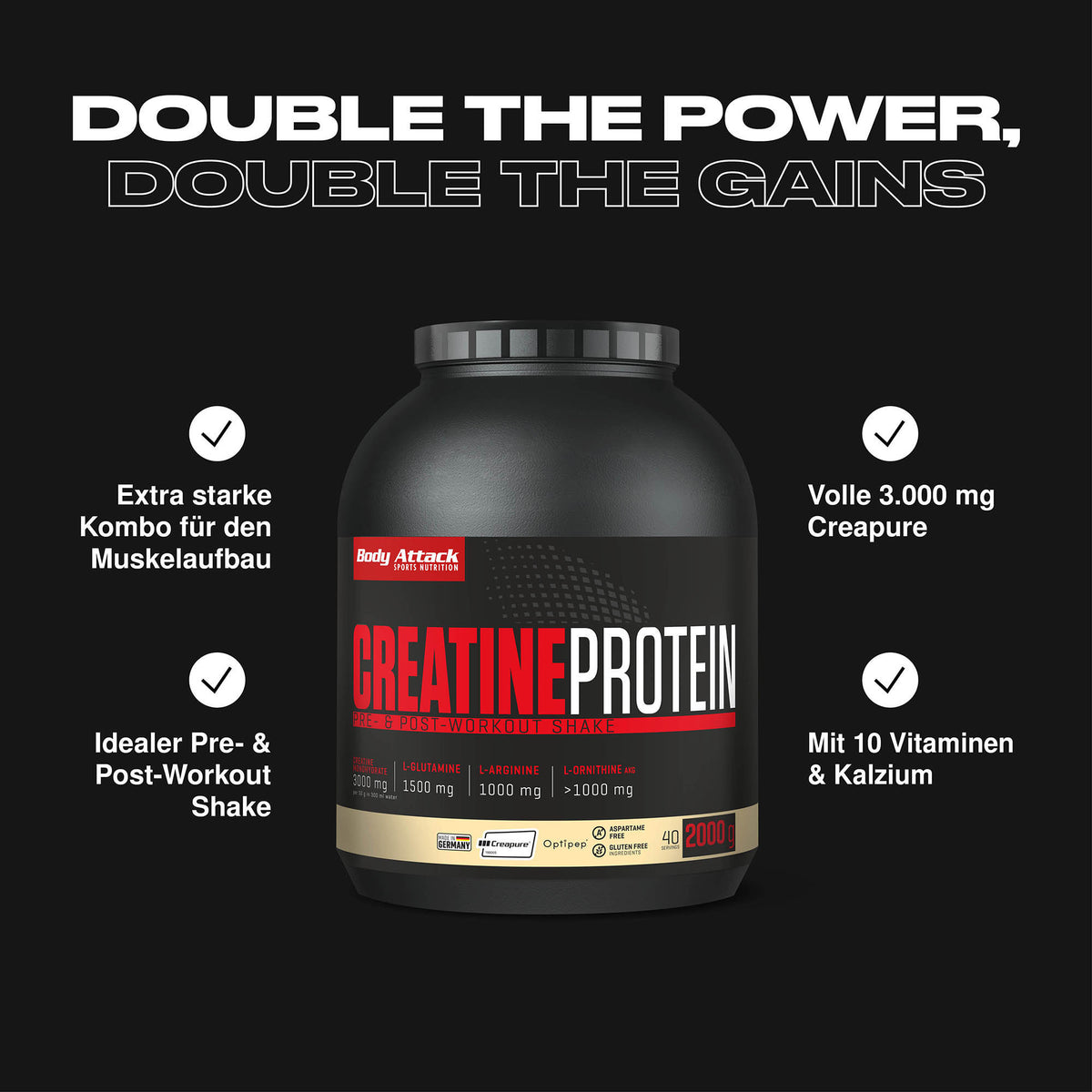 Body Attack Creatine Protein