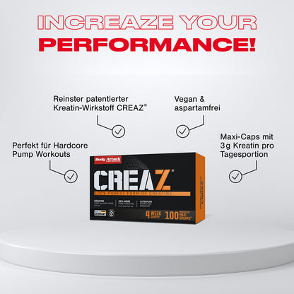 Body Attack CREAZ Caps