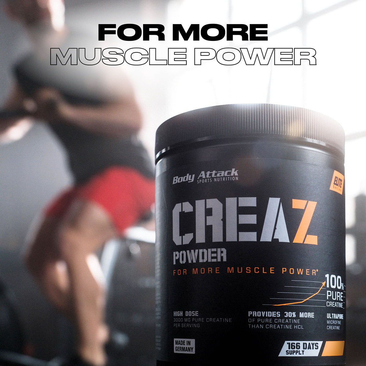 Body Attack CREAZ - 100 % ultrapures Creatine