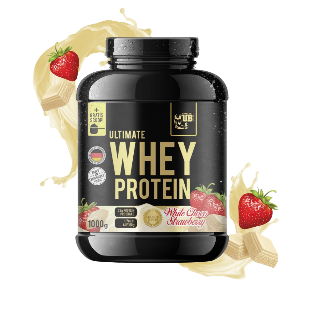 Ultimate 100% Whey Protein - Weiße Schokolade & Erdbeere