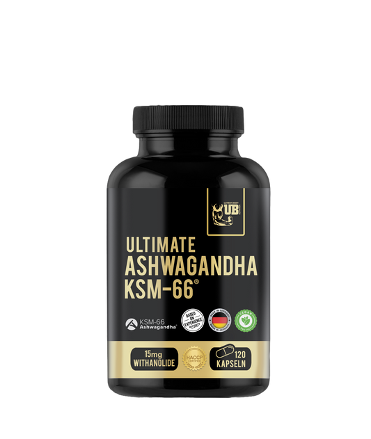 Ultimate Ashwaganda KSM 66 120 Veggie Caps