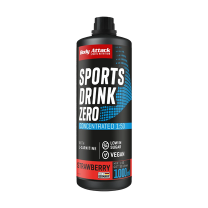 Body Attack Sports Drink Zero – Strawberry