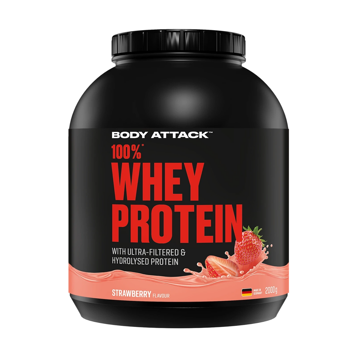 Body Attack 100 % Whey Protein – Strawberry