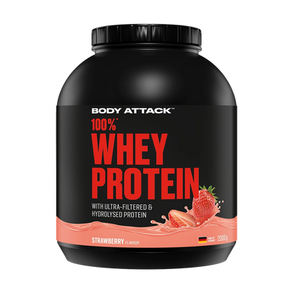 Body Attack 100 % Whey Protein – Strawberry