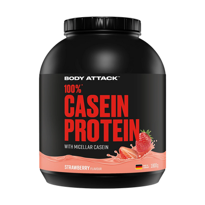 Body Attack 100 % Casein Protein – Strawberry
