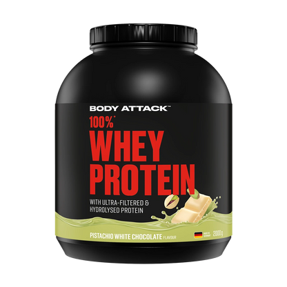 Body Attack 100 % Whey Protein – Pistachio White Chocolate