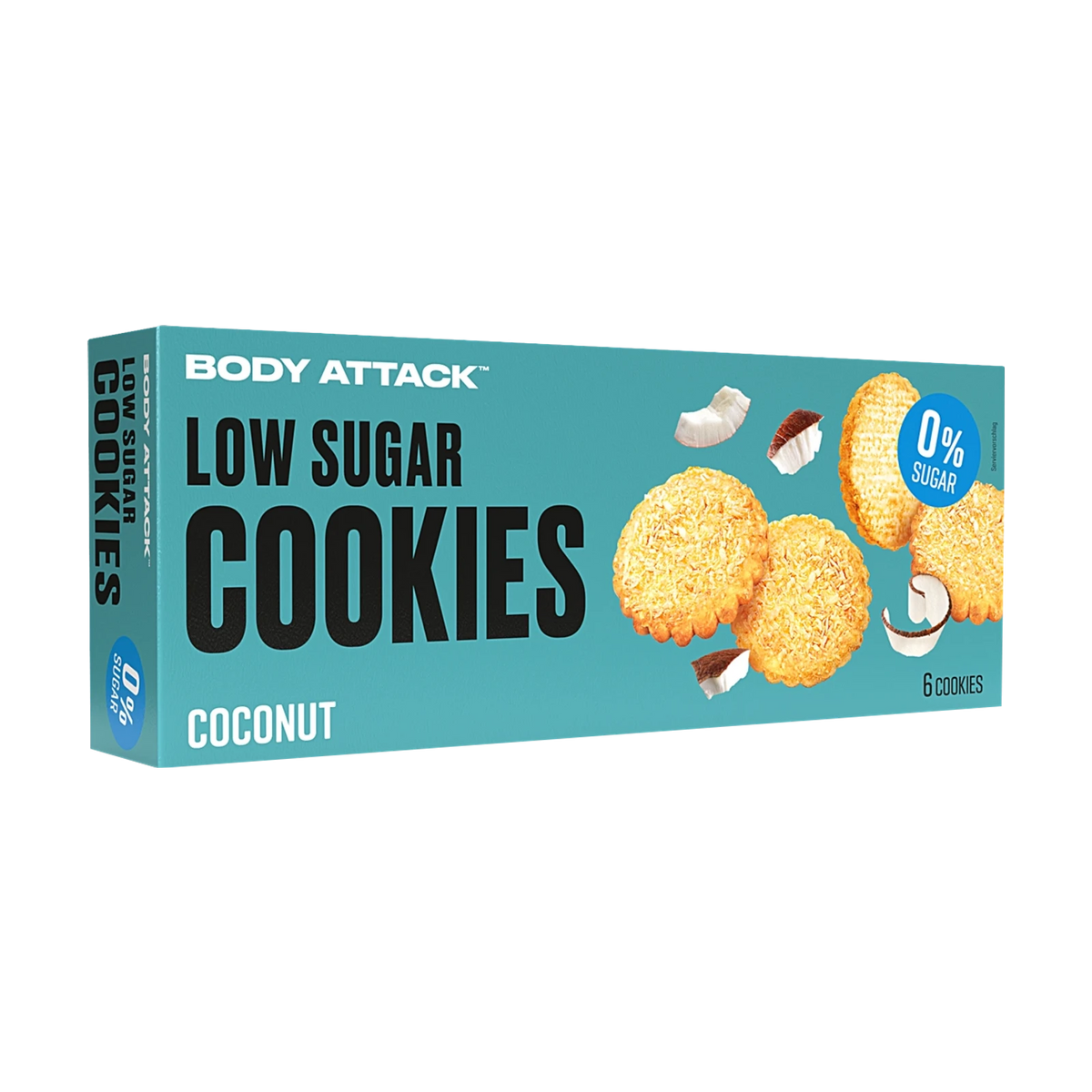 Body Attack Low Sugar Cookies – Coconut