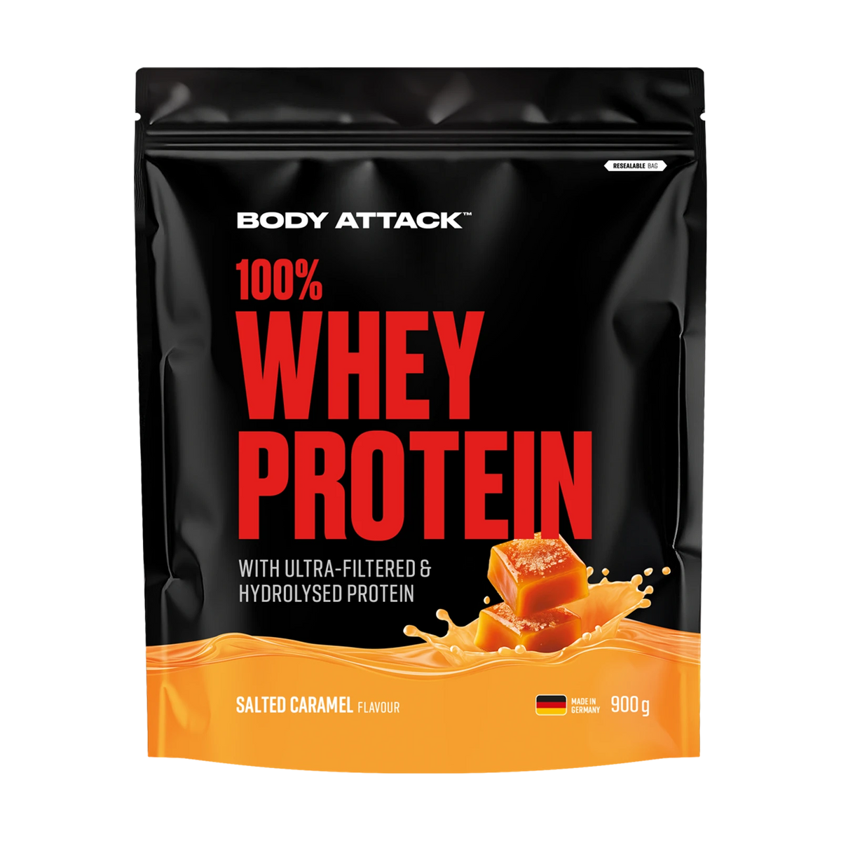 Body Attack 100 % Whey Protein – Salted Caramel