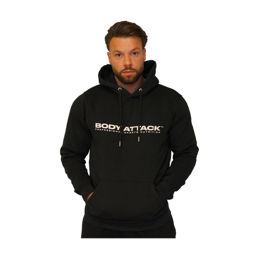 Body Attack Hoodie – Schwarz