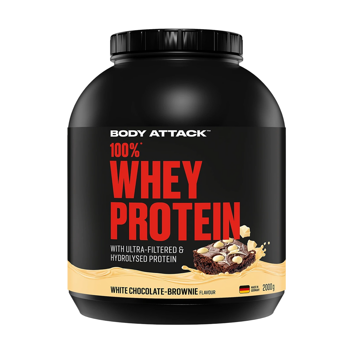 Body Attack 100 % Whey Protein – White Chocolate Brownie