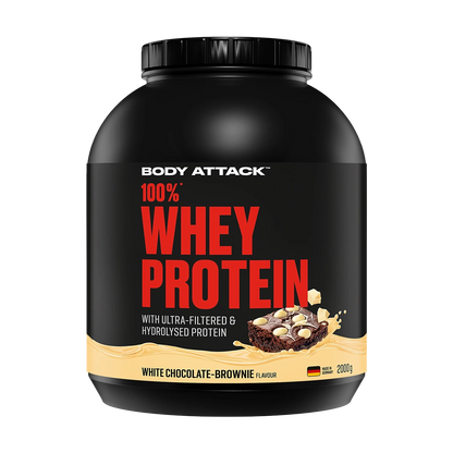 Body Attack 100 % Whey Protein – White Chocolate Brownie