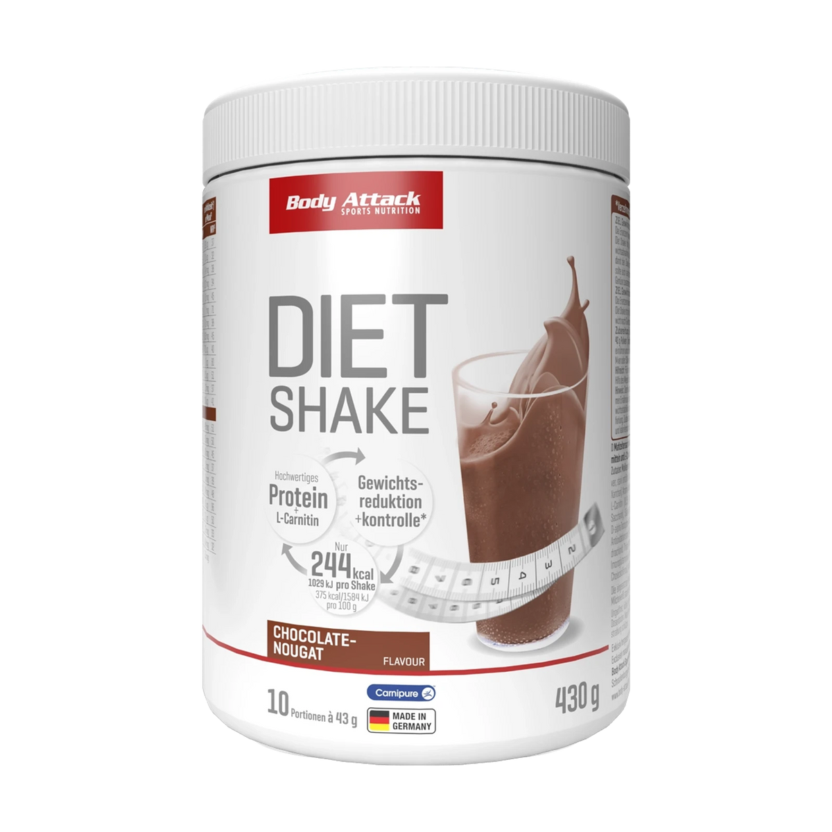 Body Attack Diet Shake – Chocolate Nougat