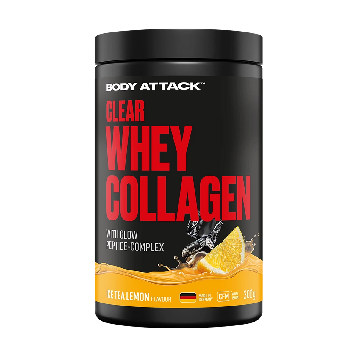 Body Attack Clear Whey Collagen – Ice Tea Lemon