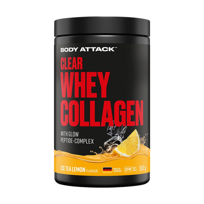 Body Attack Clear Whey Collagen – Ice Tea Lemon