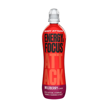 Body Attack Energy & Focus Drink – Wildberry