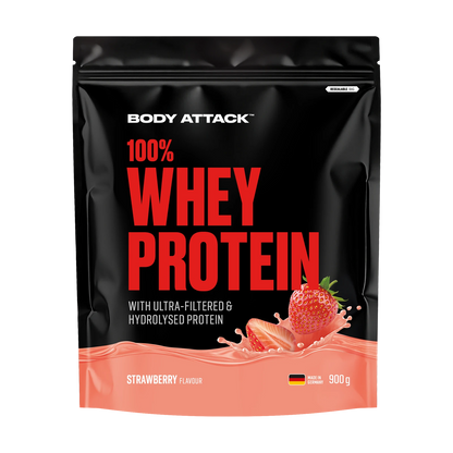 Body Attack 100 % Whey Protein – Strawberry