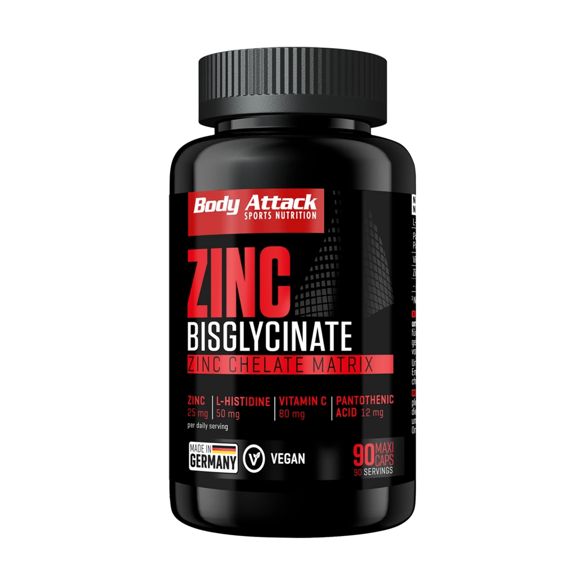 Body Attack Zinc Bisglycinate