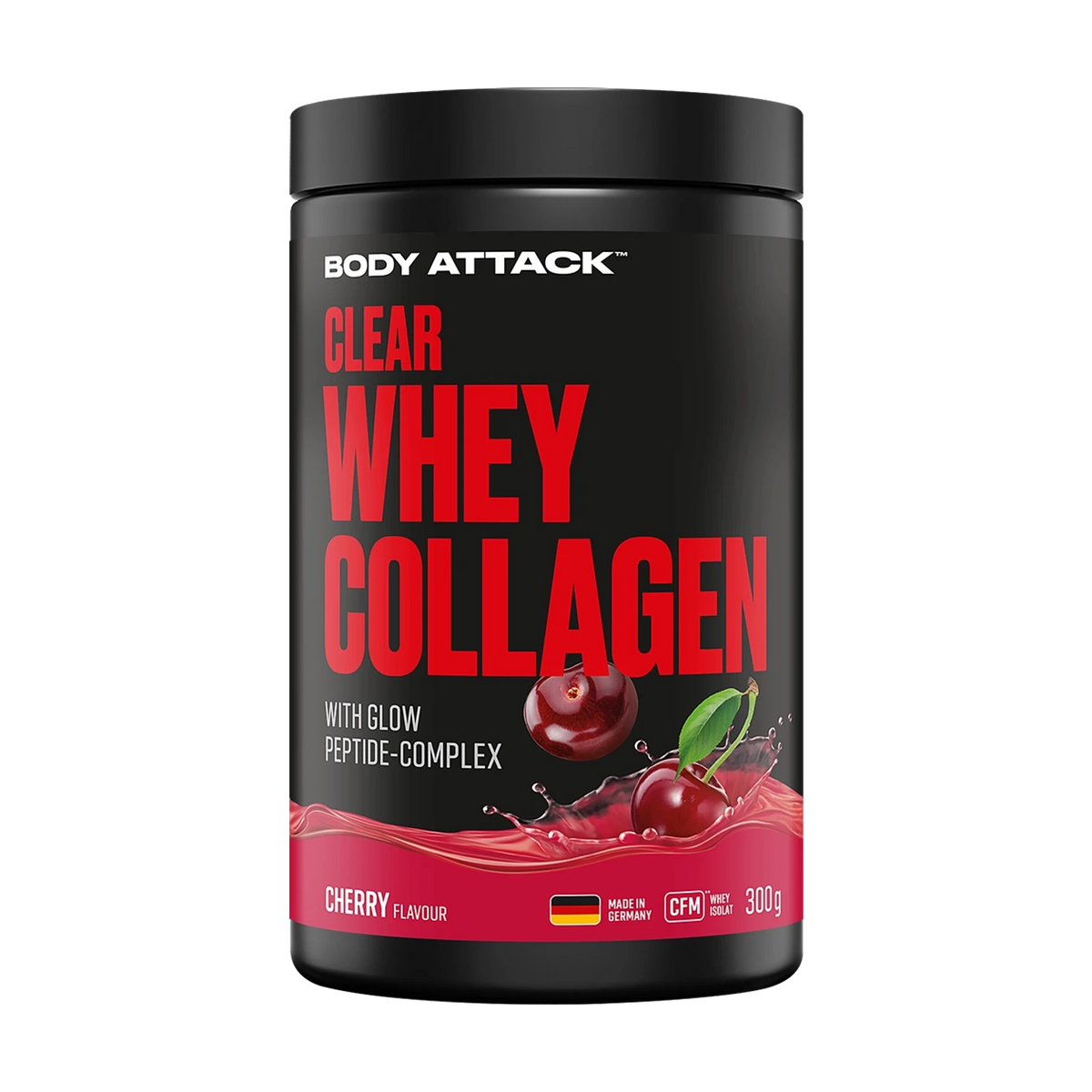 Body Attack Clear Whey Collagen – Cherry