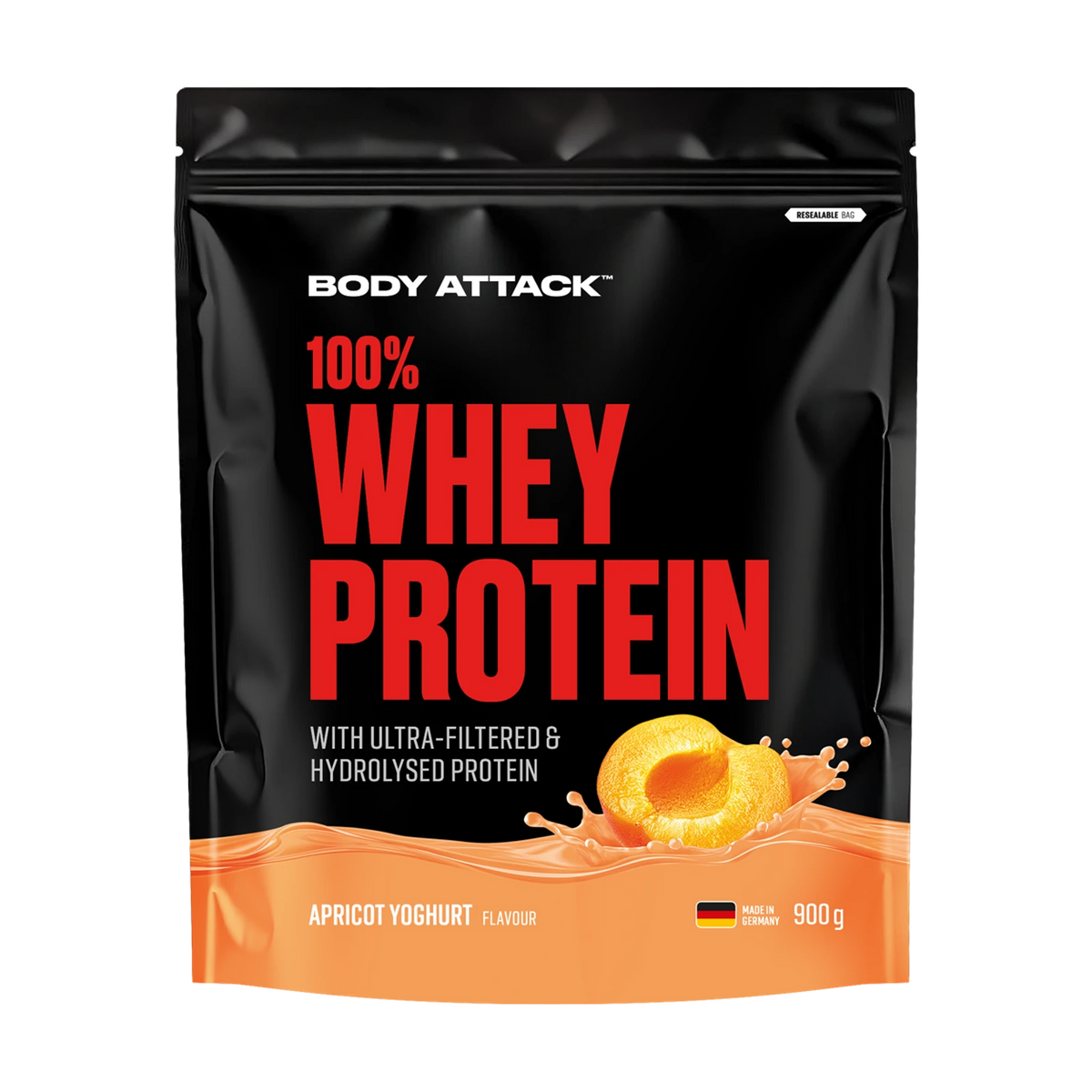 Body Attack 100 % Whey Protein – Apricot Joghurt